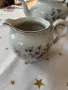 Порцеланов чайник и латиера "Ябълков цвят" от завод Стойко Иванов Пеев - СИП, снимка 3