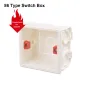 86-Type PVC Монтажна кутия за SONOFF Превключватели, снимка 1