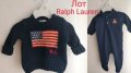 Лот Ralph Lauren - пуловер + боди,размер 3 месеца,използвани,но в добро състояние(без петна).