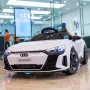 Акумулаторен джип Audi RS E-Tron GT 4X4 Licensed с меки гуми и кожена седалка 12V, снимка 17