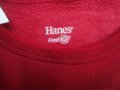 4XL Нова блуза Hanes в червено , снимка 7
