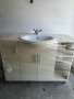 Шкаф за баня с вградена мивка и със смесител, снимка 3