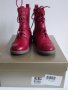 Кожени червени боти  № 36, снимка 1