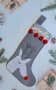 Коледен чорап за камина / коледна декорация, снимка 1 - Декорация за дома - 42445823