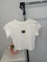 Кроп бяла тениска , снимка 2