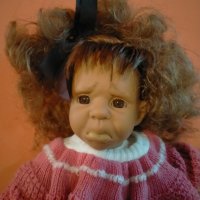 Испанска характерна Тъжна кукла Art Marka 37 см, снимка 3 - Колекции - 41454469