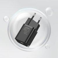 Бързо зарядно BASEUS Type-C 30W Fast charge, снимка 1 - USB кабели - 35875357