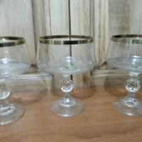 Ретро кристални чаши, снимка 1 - Антикварни и старинни предмети - 36200836