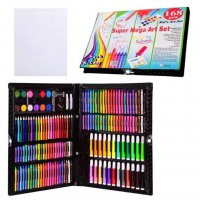 Комплект за Рисуване оцветяване в дървен куфар komplekt za risuvane, снимка 5 - Рисуване и оцветяване - 39061059
