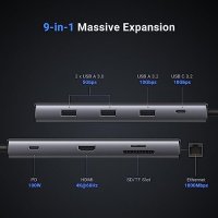 Нова USB C докинг станция с 4K60Hz HDMI USB-C и USB-A портове, снимка 7 - Друга електроника - 41736553