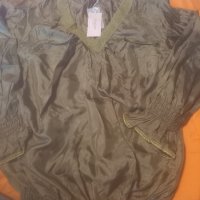 Копринена блуза, снимка 3 - Блузи с дълъг ръкав и пуловери - 41024326