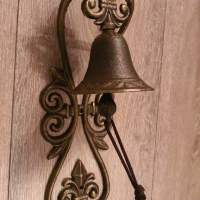 Чугунена камбана с прекрасен звън!, снимка 6 - Градински мебели, декорация  - 36323390