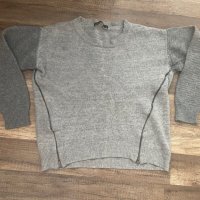 Сива блуза с ципове , снимка 1 - Блузи с дълъг ръкав и пуловери - 37416888