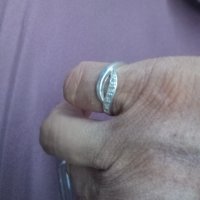 Сребърен пръстен , снимка 3 - Пръстени - 42206466