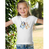 Детска тениска BLUEY Блуи с или без вашето име, снимка 2 - Детски тениски и потници - 44839962