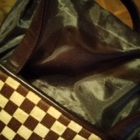 Louis Vuitton мини чанта каре кафяво, снимка 8 - Чанти - 27015338