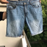 Мъжки къси дънкови панталони, снимка 2 - Къси панталони - 41191727