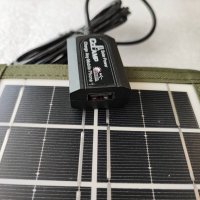 Соларен панел за и със соларно зареждане, преносим CL-670, USB зареждане, 7.2W, сгъваем, снимка 6 - Къмпинг осветление - 41307452
