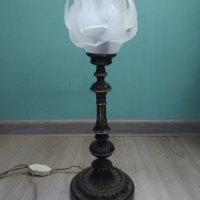 стара настолна лампа арт нуво, снимка 1 - Настолни лампи - 39117577