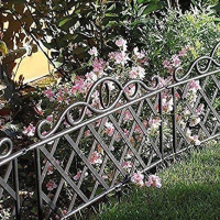 Комплект декоративна градинска ограда с орнаментно око - 3бр. / 47.5 х 36 см. /, снимка 2 - Огради и мрежи - 44759162