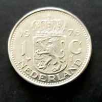 Монета. Холандия. 1 гулден. 1978 година., снимка 2 - Нумизматика и бонистика - 29043942