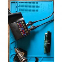 Професионална станция с горещ въздух комбинирана с поялник с LCD дисплеи, снимка 2 - Други инструменти - 40159873