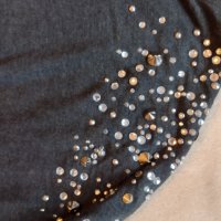 Черна дамска блуза philipp plein, снимка 5 - Блузи с дълъг ръкав и пуловери - 34205807