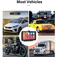 Мултимедия 7 инча carplay android auto монитор универсална медия, снимка 1 - Аксесоари и консумативи - 44684747