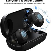 Безжични слушалки Blackview Airbuds 1 Black , Блутут слушалки тапи, снимка 2 - Слушалки и портативни колонки - 41412611