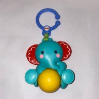 Fisher Price - Бебешка дрънкалка Слонче , снимка 1 - Дрънкалки и чесалки - 39758836