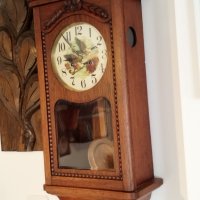 Стар механичен стенен часовник, снимка 8 - Антикварни и старинни предмети - 41806849