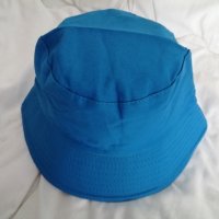 Изчистена двулицева шапка идиотка в син цвят, снимка 3 - Шапки - 39113175