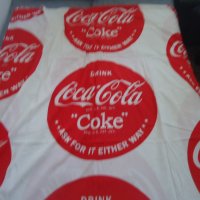 Ретро колекционерски чаршаф плик за одеяло Кока Кола, снимка 1 - Колекции - 40527552