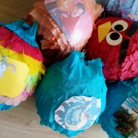 Голяма пинята + подарък маска и конфети,готови за изпращане, снимка 1 - Декорация за дома - 22408342