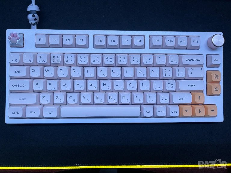 Геймърска клавиатура Epomaker TH80 с Akko суйчове, снимка 1