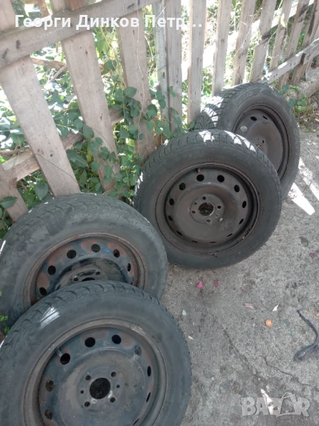 Джанти с гуми за Рено , снимка 1