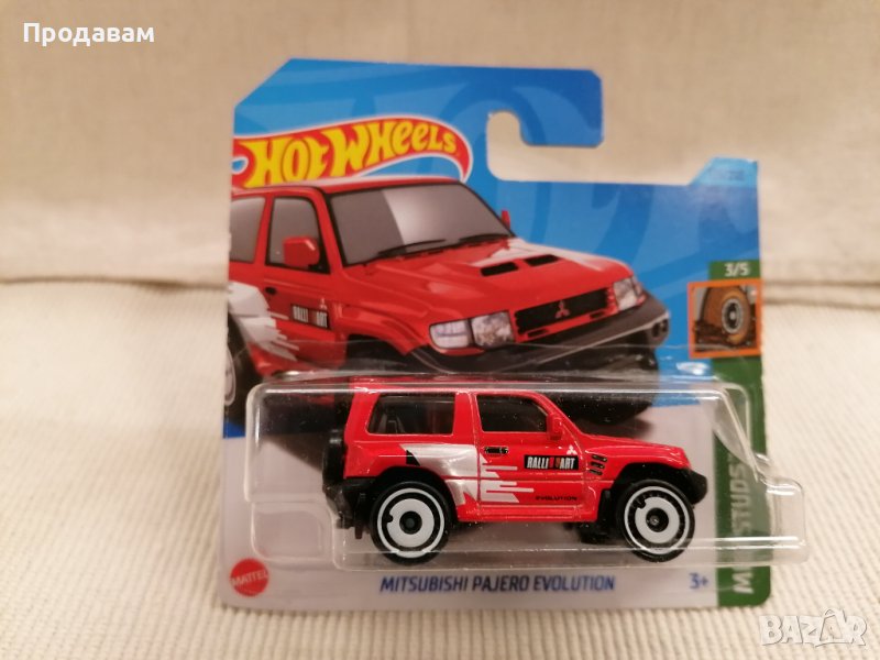 💕🧸Hot Wheels - Mitsubishi Pajero Evolution MUD STUDS, снимка 1