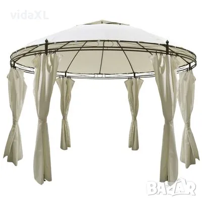 vidaXL Кръгла шатра със завеси,(SKU:41419, снимка 1