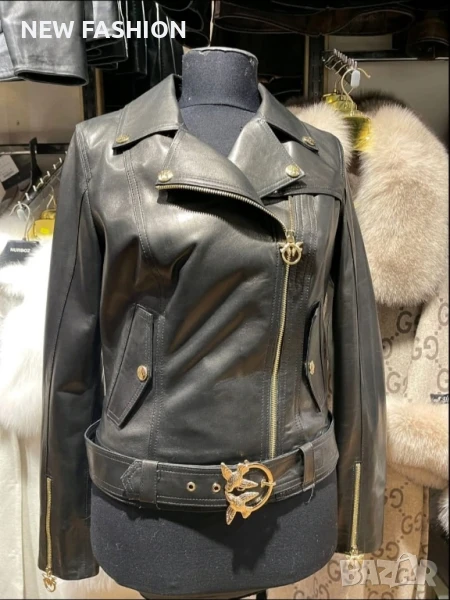 Дамско Яке - Естествена Кожа ✨Pinko, снимка 1