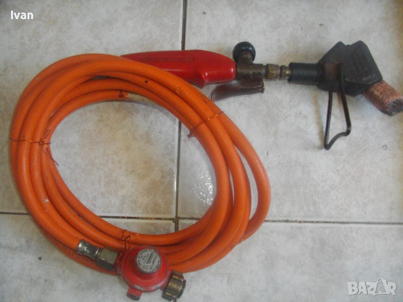 Газов Поялник-Пълен Комплект-Професионален-ROTHENBERGER-С Маркуч 5м и Редуцир Вентил Оригинални-4bar, снимка 1