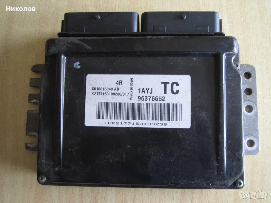 Компютър двигател за Шевролет Калос 1,2 2005 г., снимка 1