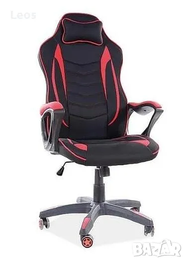 Геймърски стол ЗЕНВО черно - червено, снимка 1