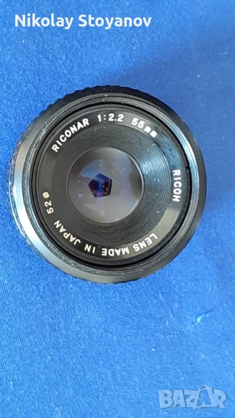 Обектив RICONAR 1:2.2 55mm., снимка 1