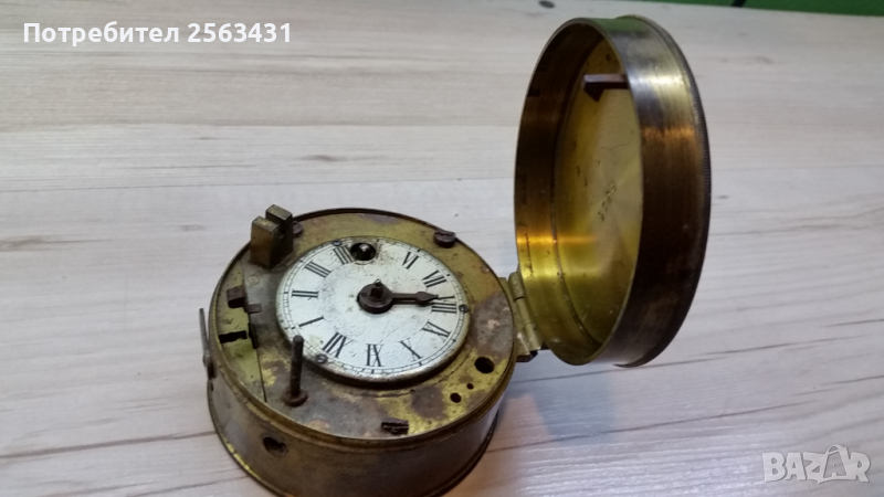 Преносим часовник за пазач 1880 г Втората световна война -, снимка 1