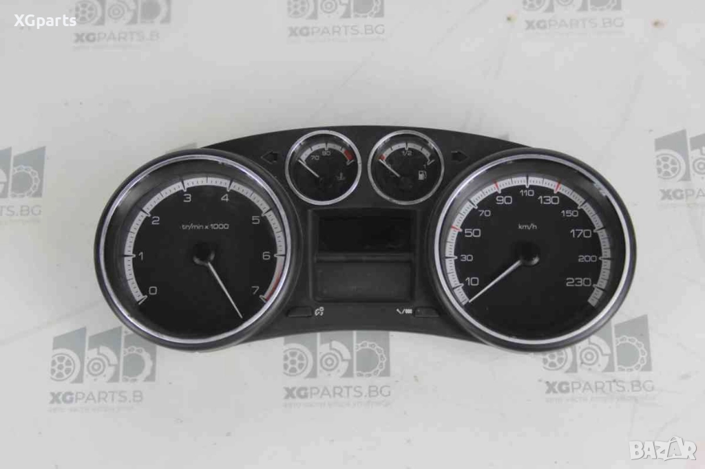  Километражно табло за Peugeot 308 1.4i 95 к.с. (2007-2013) 554001550317, 9666642080, снимка 1