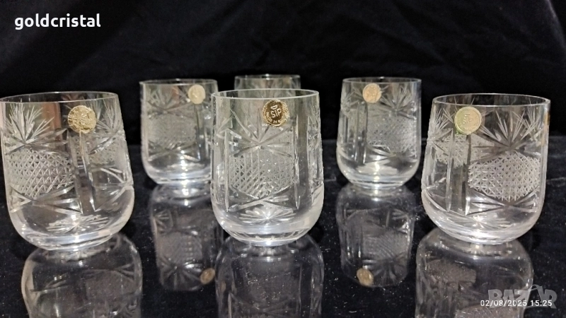 кристални чаши за ракия , снимка 1