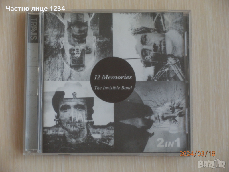 Travis - 12 Memories - 2003/ The Invisible Band - 2001 - 2 albums in 1CD, снимка 1