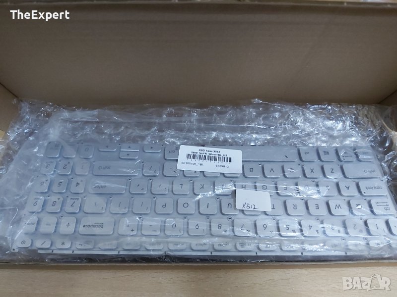 Клавиатура за лаптоп Asus X512 X512FA X512DA X512UA X512UB-Малък Ентър С Подсветка US, снимка 1