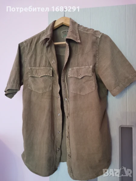 Нова риза LEVIS в кафяв цвят, снимка 1
