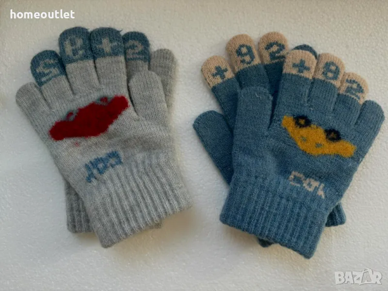 ПРОМОЦИЯ Детски ръкавици от мека, топла и деликатна материя (к-кт от 2 бр), снимка 1